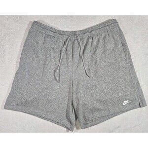 Nike Sportswear Club Knit Shorts Mens Gray Size XL FQ4359 New